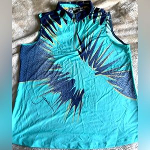 Jamie Sadock sleeveless golf shirt